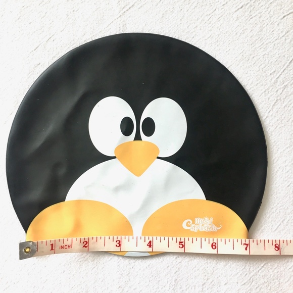 Cutest swim cap for your little penguin! 2T-4T - Picture 2 of 3